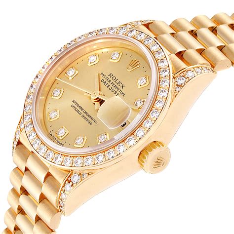 Rolex women's diamond watch price